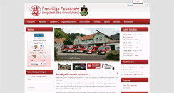 Desktop Screenshot of feuerwehr-badgrund.de